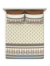 Decor Kalika Frozen Dew Jamdani Double Bed Sheet Set