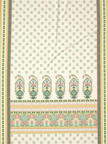 Decor Kusumit Olive Branch Jamdani Double Bed Sheet Set