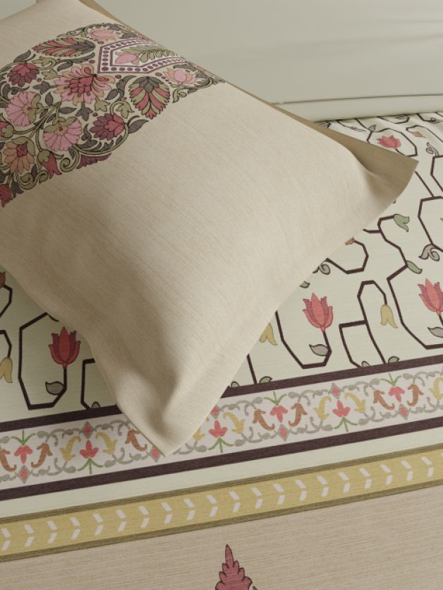 Decor Shahbutta Withered Rose Double Bed Sheet Set