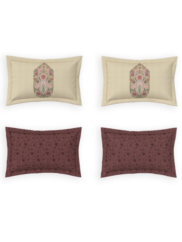 Decor Shahbutta Withered Rose Double Bed Sheet Set
