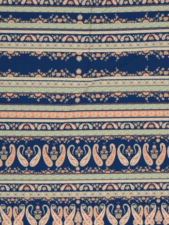 Decor Neel Mehfil Roayl Indigo Sanganeri Double Bed Sheet Set
