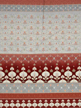 Decor Mehrab Madder Clay Sanganeri Double Bed Sheet Set