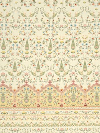 Decor Jharokha Bagh Silk Blush Sanganeri Double Bed Sheet Set