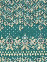 Decor  Gulnaar Imperial Teal Double Bed Sheet Set