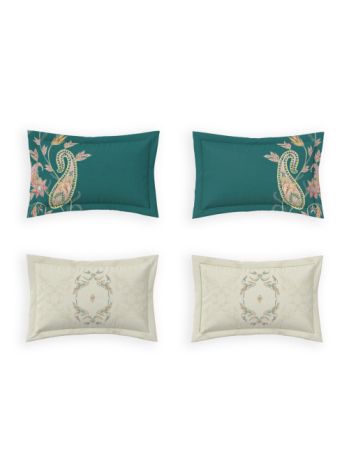 Decor Gulnaar Imperial Teal Sanganeri Double Bedding