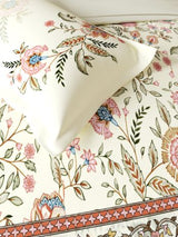 Decor Elina Oatmeal Bahara Double Bed Sheet Set