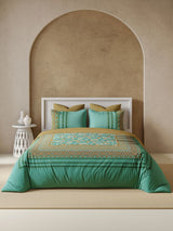 Decor Angela Ocean Wave Bahara Double Bed Sheet Set