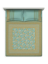 Decor Angela Ocean Wave Bahara Double Bed Sheet Set