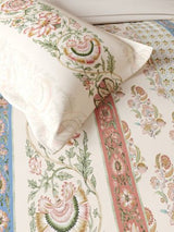 Decor Celeste Brick Dust Bahara Double Bed Sheet Set