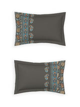 Decor Belina Gunmetal Bahara Double Bed Sheet Set