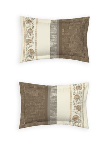 Decor Evara Mocha Bahara Double Bed Sheet Set