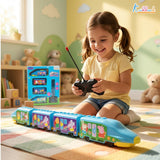 Kriiddaank Peppa Pig Theme RC Train Toy for Kids