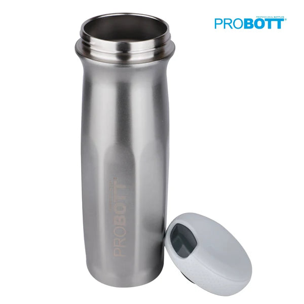 Probott Stainless Steel Water Bottle Silver 600ml