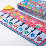 Kriiddaank Peppa Pig Piano Music Play Mat for Kids - 8 Keys & 3 Function Modes