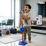 Kriiddaank Marvel Avengers Karaoke Microphone with Adjustable Stand for Kids Red