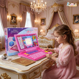 Kriiddaank Disney Princess Interactive English Learning Laptop for Toddlers