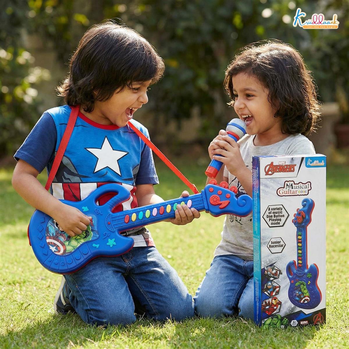 Kriiddaank Marvel Avengers Theme Musical Guitar for Kids