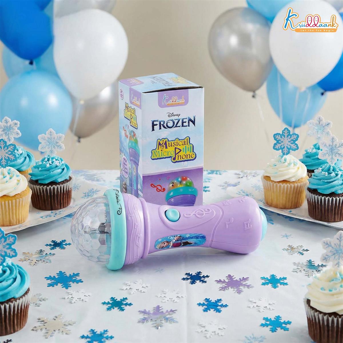 Kriiddaank Frozen Theme Musical Microphone for Kids Purpal