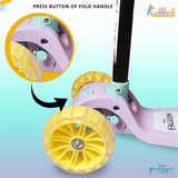 Kriiddaank Disney Frozen Adventure 3-Wheel Kick Scooter for Kids - 5-Level
