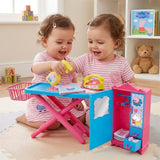 Kriiddaank Hasbro Peppa Pig Iron Playset - Kids Laundry & Ironing Board Toy with Lights & Sound