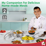 Wonderchef Stella Triply Stainless Steel Cookware Set | 3 Pcs. 22m