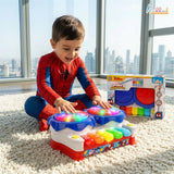 Kriiddaank Spiderman Theme 2-in-1 Drum and Piano Music Toy for Kids