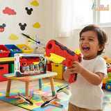 Kriiddaank Bullet Airplane Launcher Gun Playset with Sound for Kids | Soft Bullet Blaster Toy with 4 Foam Glider Planes