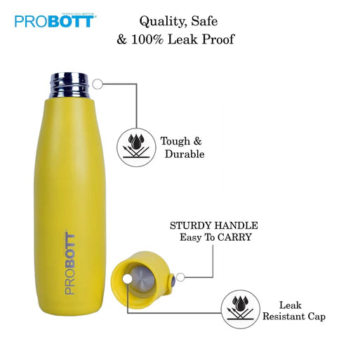 Probott Trendy Stainless Steel Water Bottles 700ml