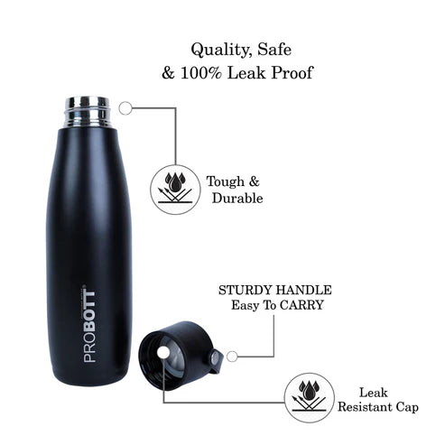 Probott Trendy Stainless Steel Water Bottles 480ml