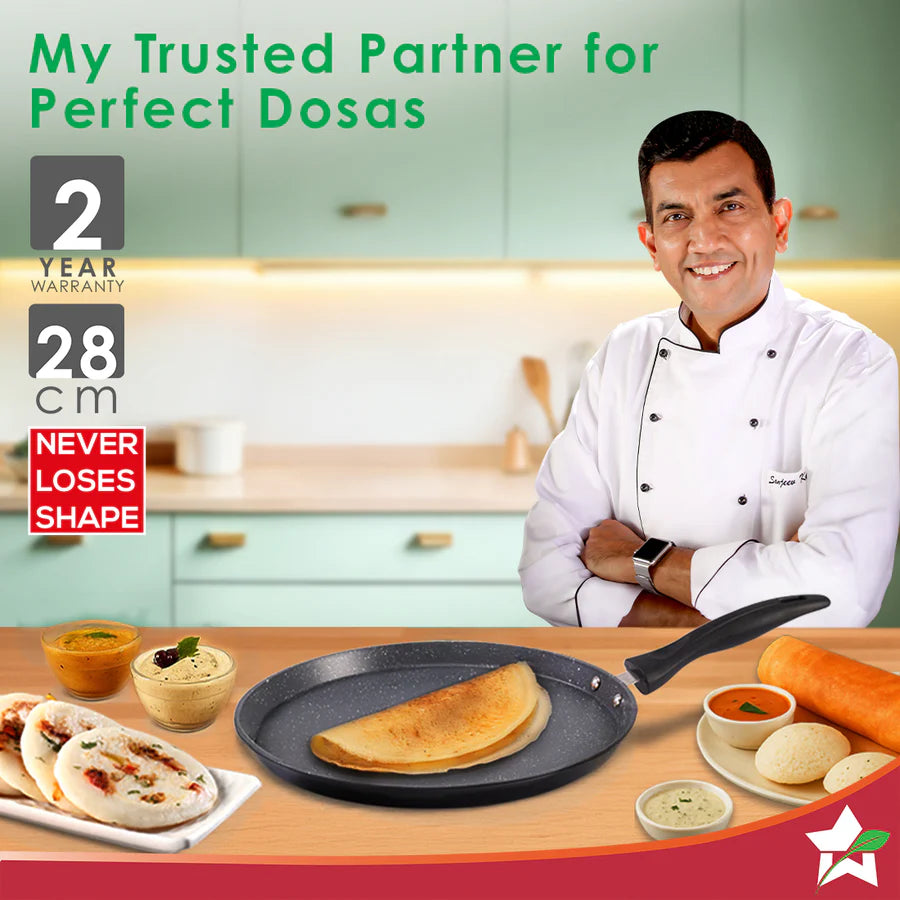 Wonderchef Duralite Die-cast Dosa Tawa 28 cm