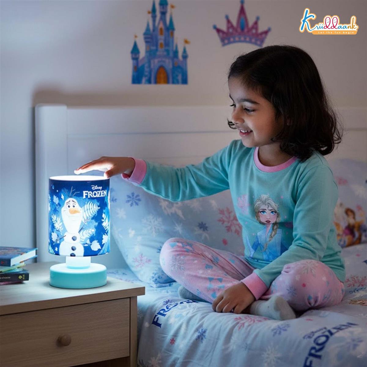 Kriiddaank Frozen Theme LED Table Lamp for Kids