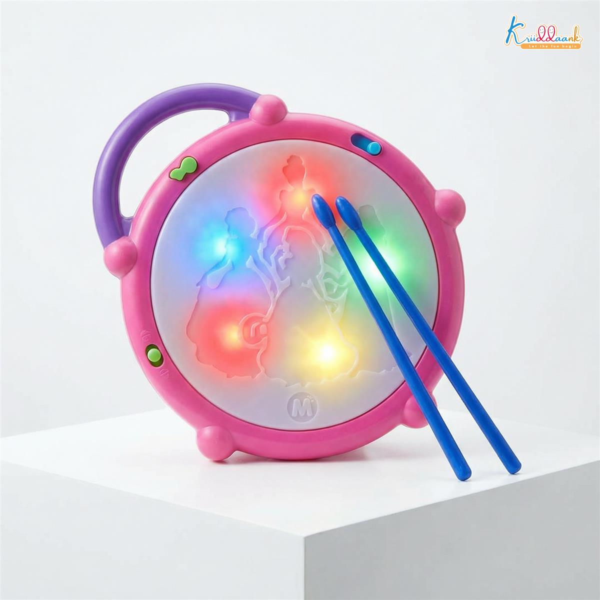 Kriiddaank Disney Princess Flash Drum Toy for Girls