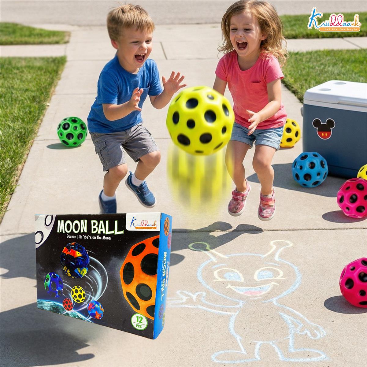 Kriiddaank Moon Ball Pack of 12