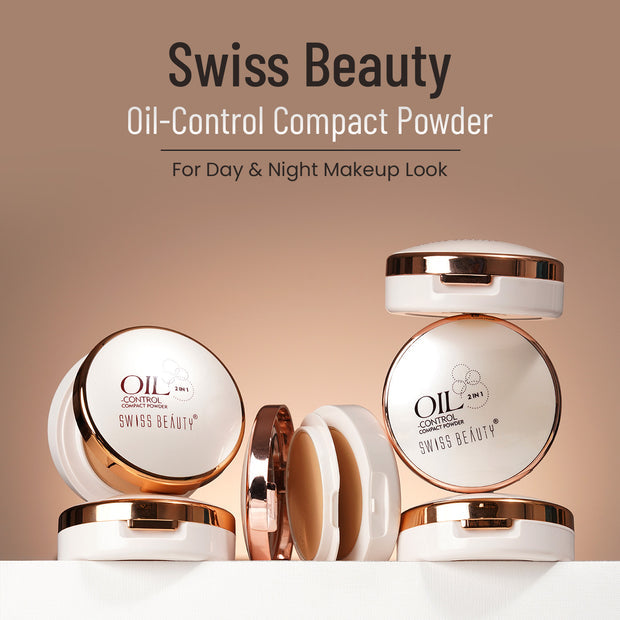 Swiss Beauty Oil Control Compact Powder