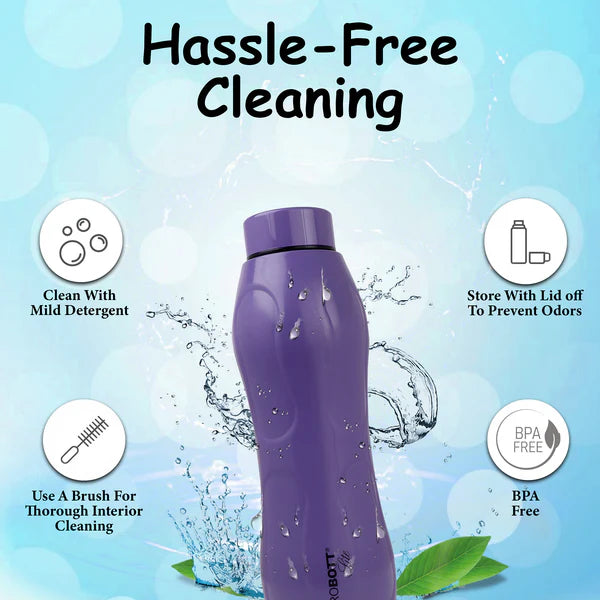 Probott Ocean Stainless Steel Water Bottle Purple 950ml