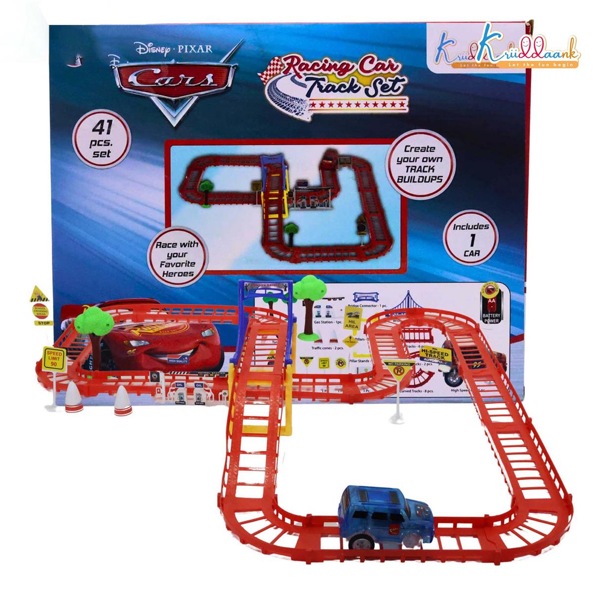 Kriiddaank Disney Theme Cars Mini Track Set