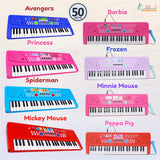 Kriiddaank Hasbro Peppa Pig 61-Key Digital Keyboard Piano for Kids