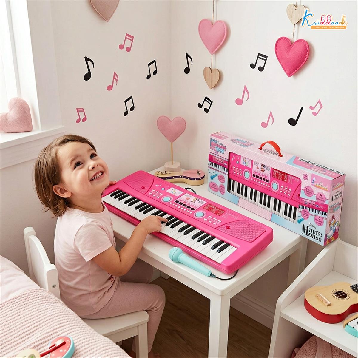 Kriiddaank Minnie Keyboard Piano 500 for Kids