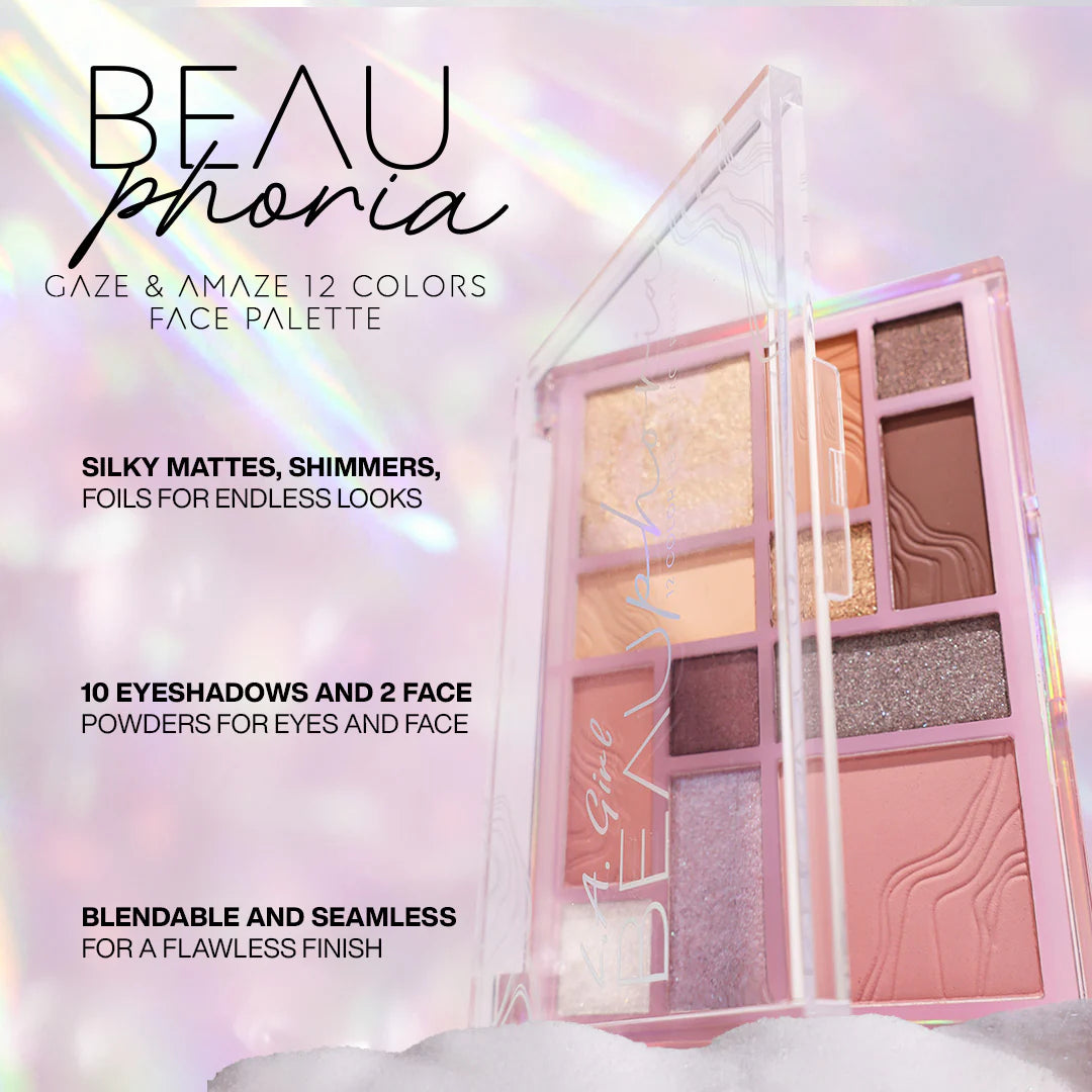 L.A. Girl BeauPhoria 12 Color Eye/Face Palette
