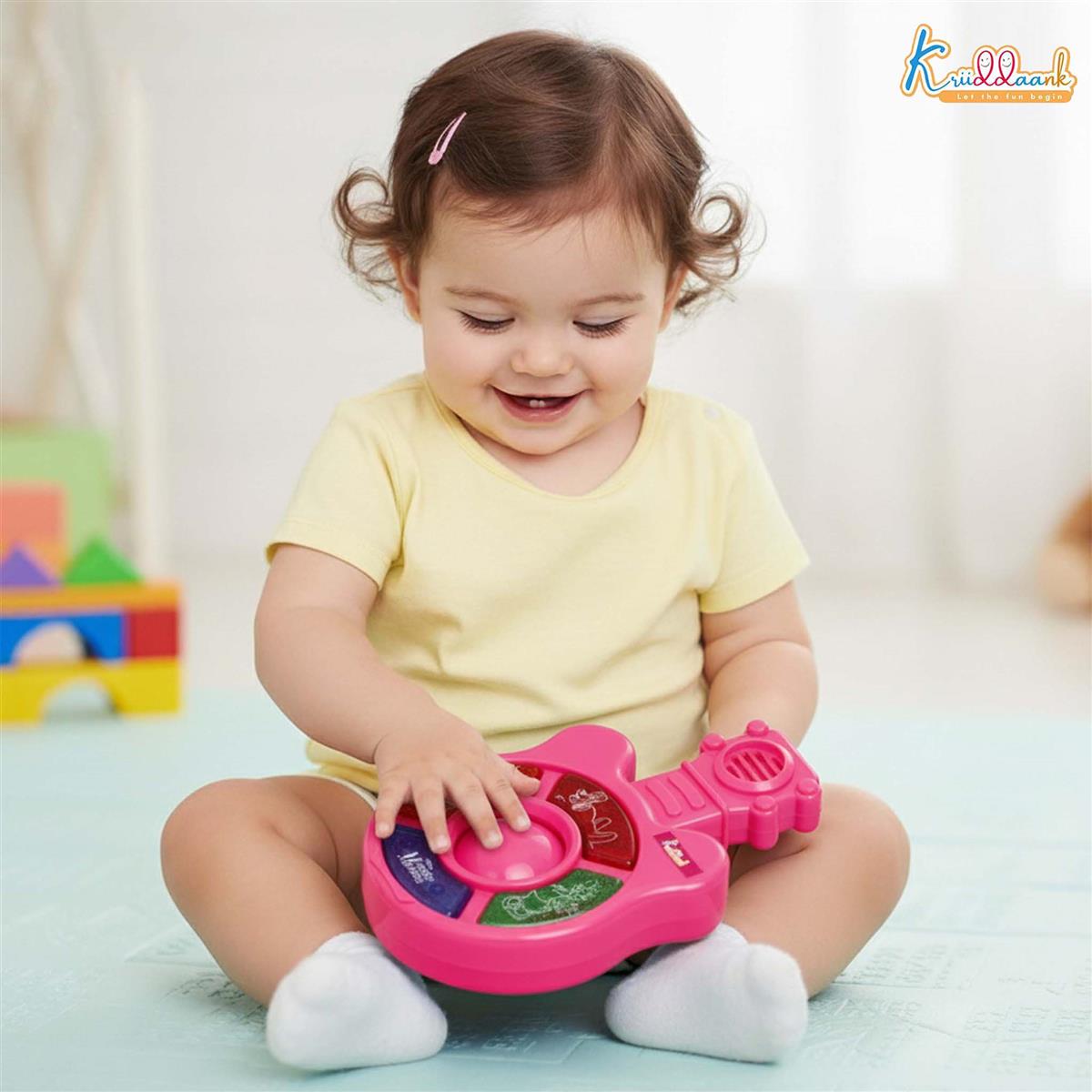 Kriiddaank Minnie Mini Music Guitar for Kids - Portable Musical Toy