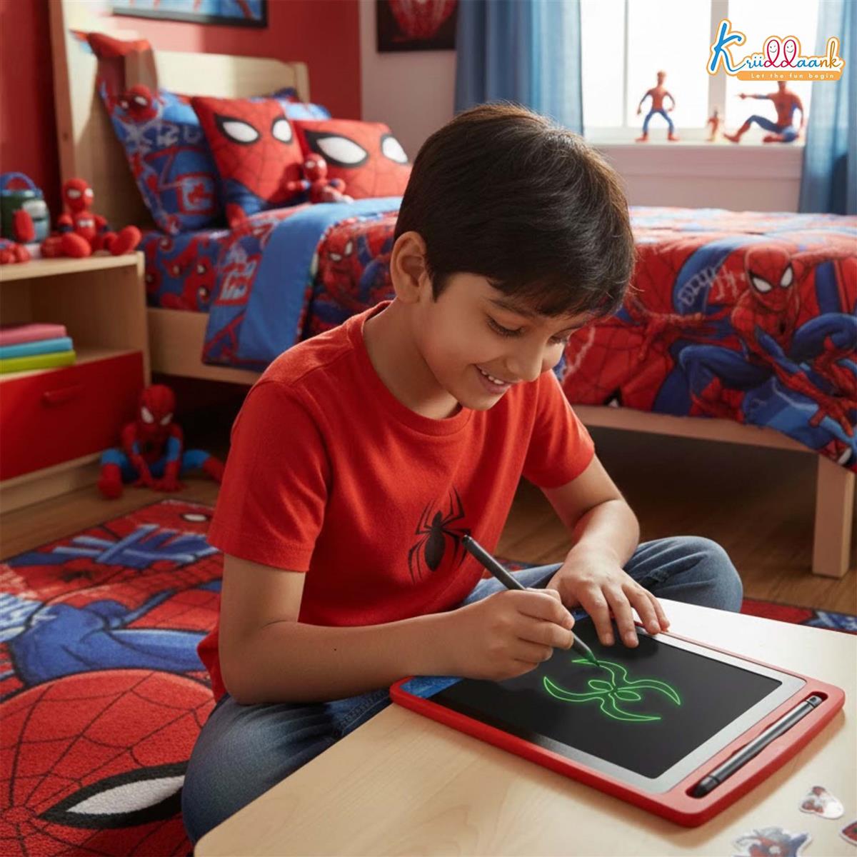 Kriiddaank Stitch Theme LCD Writing Tablet for Kids
