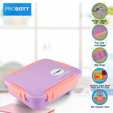 Probott Stainless Steel Lunch Box Purple 710ml