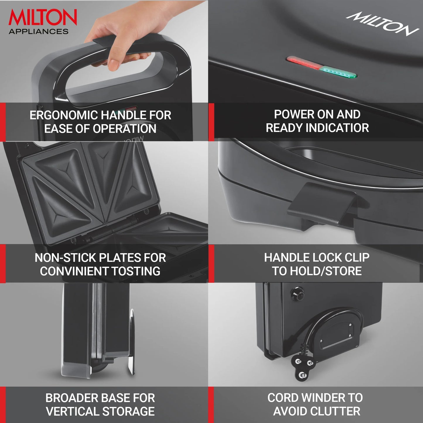 Milton Sandwich Maker HSM011