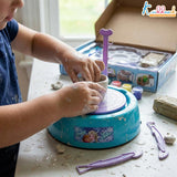 Kriiddaank Frozen Theme Pottery Wheel Kit for Kids