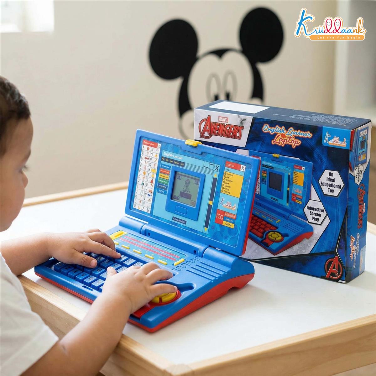 Kriiddaank Avengers Educational Laptop for Kids