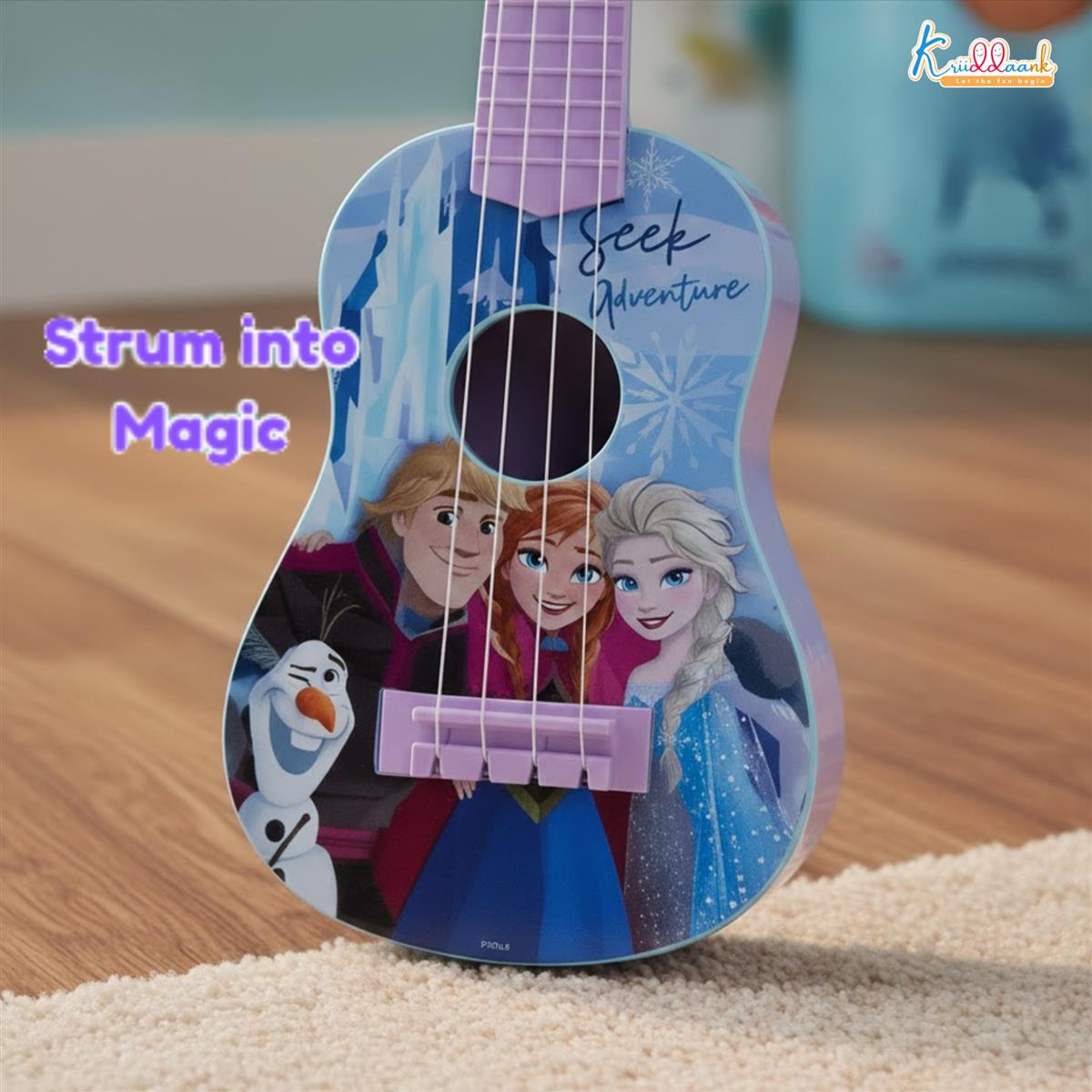 Kriiddaank Frozen Elsa & Anna Big Toy Guitar for Girls