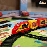 Kriiddaank Disney Pixar Cars Train Set- 11 Piece