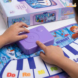 Kriiddaank Frozen Theme Piano Music Mat - Step-On Floor Piano with Elsa & Anna,