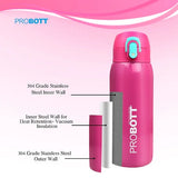 Probott Little Thermoses Stainless Steel Water Bottle 230ml