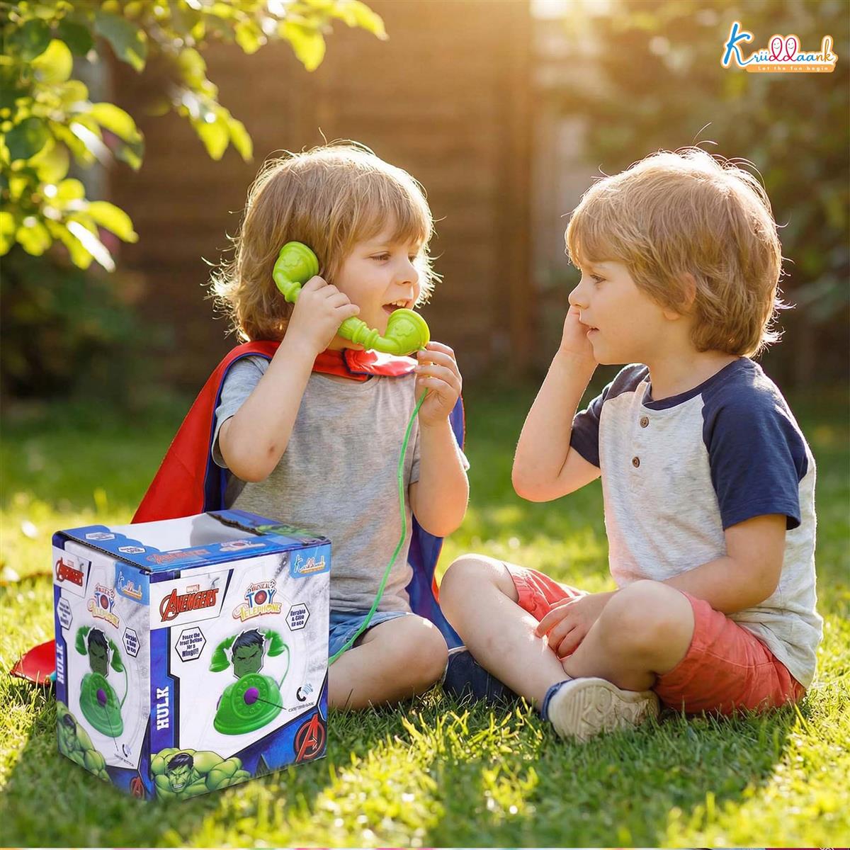 Kriiddaank Marvel Hulk Theme Toy Telephone for Kids